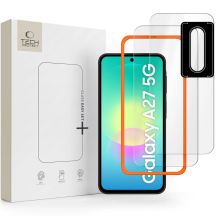 Szkło hartowane Tech-Protect Easy Set+ 2-Pack na wyświetlacz oraz szkło hartowane na obiektyw na Samsung Galaxy A27 5G