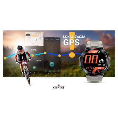 5. Smartwatch GIEWONT Pionier GPS GW460-3 - Light Stone