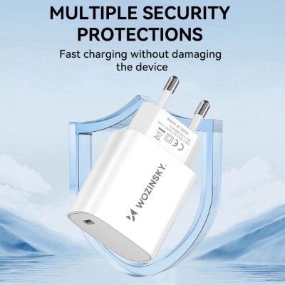 7. Ładowarka sieciowa Wozinsky WGWCCW 20W USB-C - biała