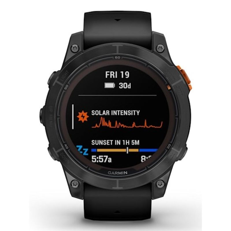 2. Zegarek sportowy Garmin Fenix 7 Pro Solar Edition Slate Grey / Black Band