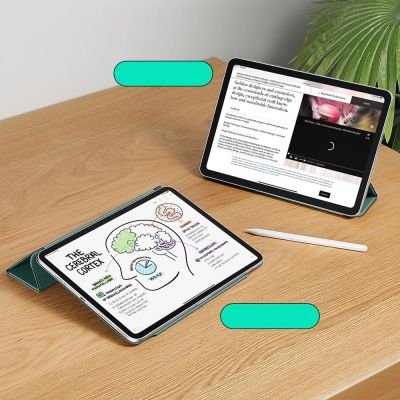 6. Etui ESR Rebound Magnetic na iPad Pro 12.9” 2020 / 2021 / 2022 / iPad Air 13” 2024 / 2025 - zielone