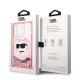 8. Etui Karl Lagerfeld Glitter Choupette Head na iPhone 14 Pro Max - różowe
