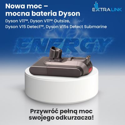 7. Bateria, akumulator do odkurzacza Dyson V11 (Click type) 25.2V 4000mAh