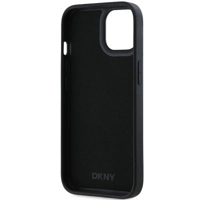 7. Etui DKNY 3D Rubber Repeat Pattern na iPhone 15 Plus - czarne