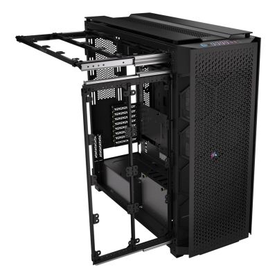 9. CORSAIR 9000D RGB AIRFLOW Super Full-Tower Black