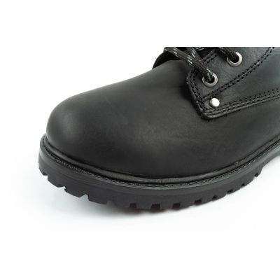 6. Wrangler Yuma buty męskie sztyblety trzewiki eleganckie skórzane czarne