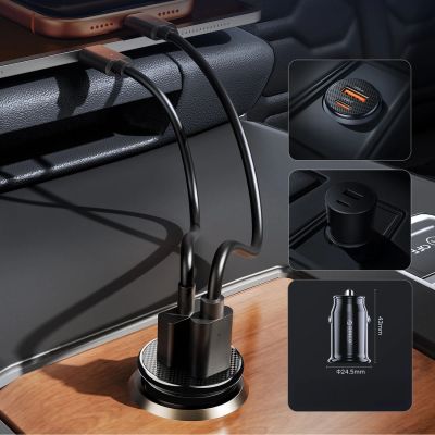 10. Ładowarka samochodowa ORICO PowerMini 30W 1A1C Fast Car Charger