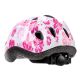 Kask rowerowy Meteor HB6-5 Junior 23248 biały z kwiatkami