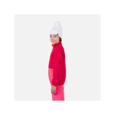 4. Bluza Rossignol Jr Alltrack Fleece różowy