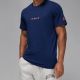 Koszulka sportowa męska Air Jordan Jumpman Embroidered Air Crew Granatowa - DM3182-492