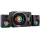 3. RAMPAGE GŁOŚNIKI RMS-G8 GAMINGOWE 25 W BT USB SD FM