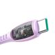 4. Kabel Joyroom S-A59 Vibrant Series 60W USB-C - USB-C 1,2m - fioletowy