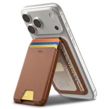 Portfel magnetyczny ESR Classic RFID Magnetic Wallet Stand MagSafe na telefon - brązowy