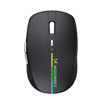 2. Mysz bezprzewodowa Wozinsky WMGK-1132 podświetlana RGB - czarna