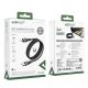 8. Kabel Acefast C11-04 USB-A - USB-C 3A 1,2 m w magnetycznym oplocie - czarny
