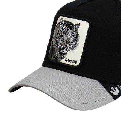 6. Czapka z daszkiem Goorin Bros. The Savage Tiger Trucker - 101-1778-BLK
