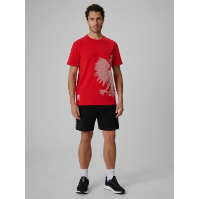 6. T-shirt bawełniany kibica męski 4F 4FRSS26TTSHM4200-62S