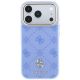 3. Etui Guess Peony 4G Small Logo MagSafe na iPhone 18 Pro Max / 17 Pro Max - jasnoniebieskie