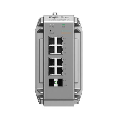 5. Ruijie Networks RG-NIS3100-8GT2SFP-HP przełącznik sieciowy Zarządzany L2 Gigabit Ethernet (10/100/1000) Obsługa PoE Szary