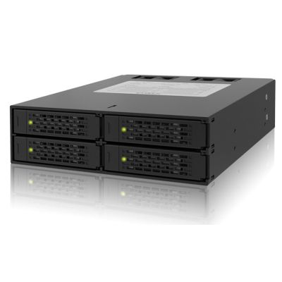 4. Panel nośny Icy Dock MB994SP-4SB-1, 13.3 cm (5.25"), 2.5", Aluminium, Metal, CE, REACH