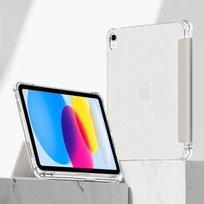 7. Etui Tech-Protect SC Pen Hybrid na iPad 10 / 2022 - szare - przezroczyste