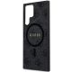 6. Etui Guess 4G Collection Leather Metal Logo MagSafe na Samsung Galaxy S24 Ultra - czarne