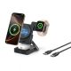 Ładowarka bezprzewodowa Baseus PicoGo AF21 3w1 Qi2.2 35W z kablem USB-C 1m - czarna