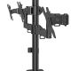 6. Hama 00220899 uchwyt / stojak do monitorów 68,6 cm (27") Biurko Czarny