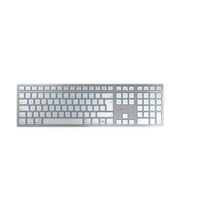 6. Klawiatura bezprzewodowa do Mac KW 9100 Slim Wireless Silver Germany