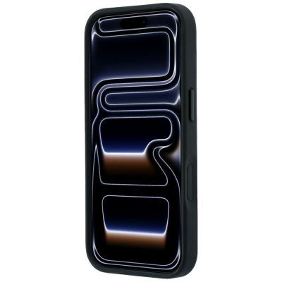 5. Etui BMW M Kevlar Blue Print Ring Metal  Logo MagSafe na iPhone 18 Pro Max / 17 Pro Max - czarne