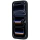 5. Etui BMW M Kevlar Blue Print Ring Metal  Logo MagSafe na iPhone 18 Pro Max / 17 Pro Max - czarne