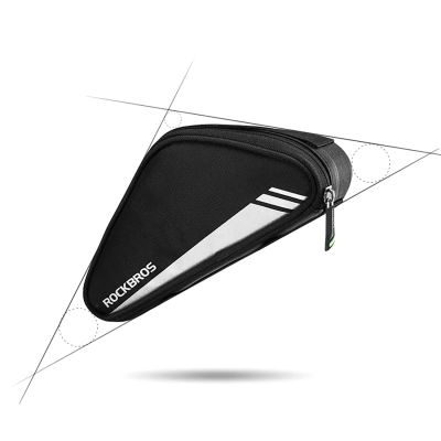 4. Torba Rockbros B55-BK rowerowa na ramę 0.7 l - czarna