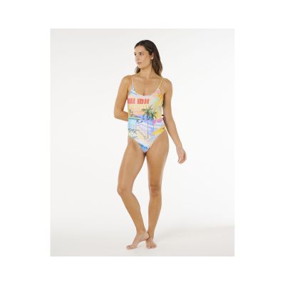 4. Kostium damski RIP CURL Hotel Malibu Cheeky One Piece multikolor