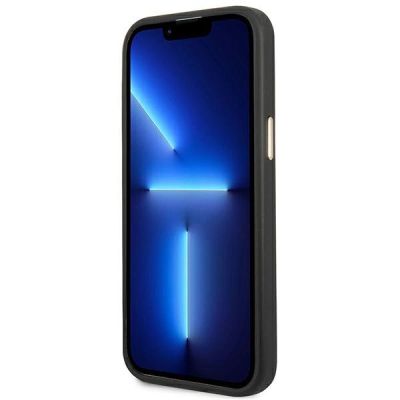 5. Etui Guess 4G Vintage Gold Logo na iPhone 14 Pro Max - czarne