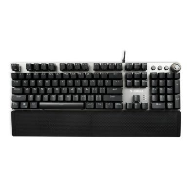 34. Klawiatura mechaniczna IBOX AURORA K-4 RGB IKGMK4 (USB; (US); kolor czarny)