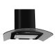 Okap kominowy AKPO WK-4 LARGO ECO 60 CZARNY (399,1 m3/h; 600mm; kolor czarny)