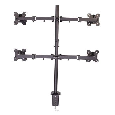 4. Lindy 40659 uchwyt / stojak do monitorów 71,1 cm (28") Biurko Czarny