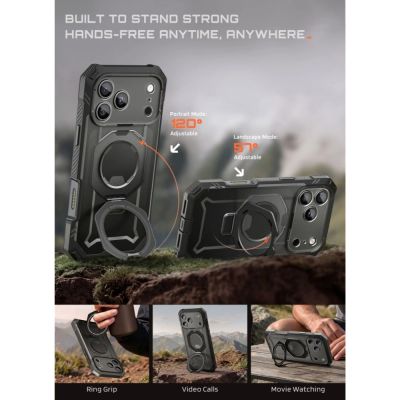 8. Etui Supcase Grip Pro Mag MagSafe na iPhone 18 Pro / 17 Pro - czarne