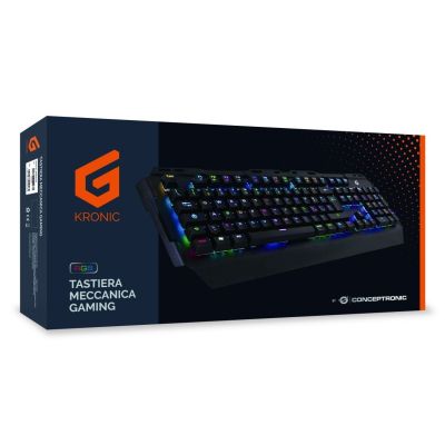 3. Conceptronic KRONIC klawiatura Gaming USB QWERTY Włoski Czarny