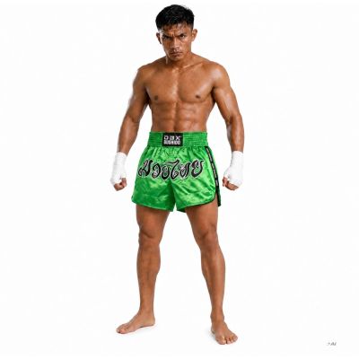 2. Spodenki tajskie męskie PASTEL GREEN V2 COMBATWEAR | DBX Bushido