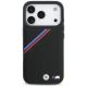 3. Etui BMW M Tricolor Metal Logo MagSafe do iPhone 17 Pro - czarne