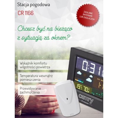 4. Stacja pogodowa CAMRY CR 1166