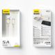 3. Kabel Dudao L7SM USB-A - micro USB 5A 1m - beżowy