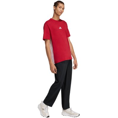 5. Koszulka męska adidas Essentials 3-Stripes czerwona KD4865