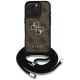 2. Etui Guess 4G Big Logo Cord Stap Crossbody do iPhone 16 Pro brązowy