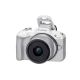 4. Canon EOS R50, White + RF-S 18-45mm F4.5-6.3 IS STM Kit Bezlusterkowiec 24,2 MP CMOS 6000 x 4000 px Biały
