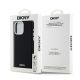 8. Etui DKNY Liquid Silicone Small Metal Logo MagSafe na iPhone 15 Pro Max - czarne