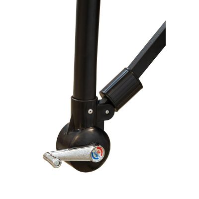 14. PARASOL OGRODOWY 300CM SKŁADANY NA WYSIĘGNIKU SZARY ANTRACYT