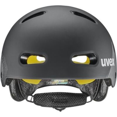 4. Kask rowerowy dziecięcy UVEX Kid 4 Style MIPS, dirt black matt