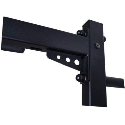 15. DRABINKA GIMNASTYCZNA DREWNIANO METALOWA Z DREWNIANYM DRĄŻKIEM I AKCESORIAMI BENCHK 221B A076